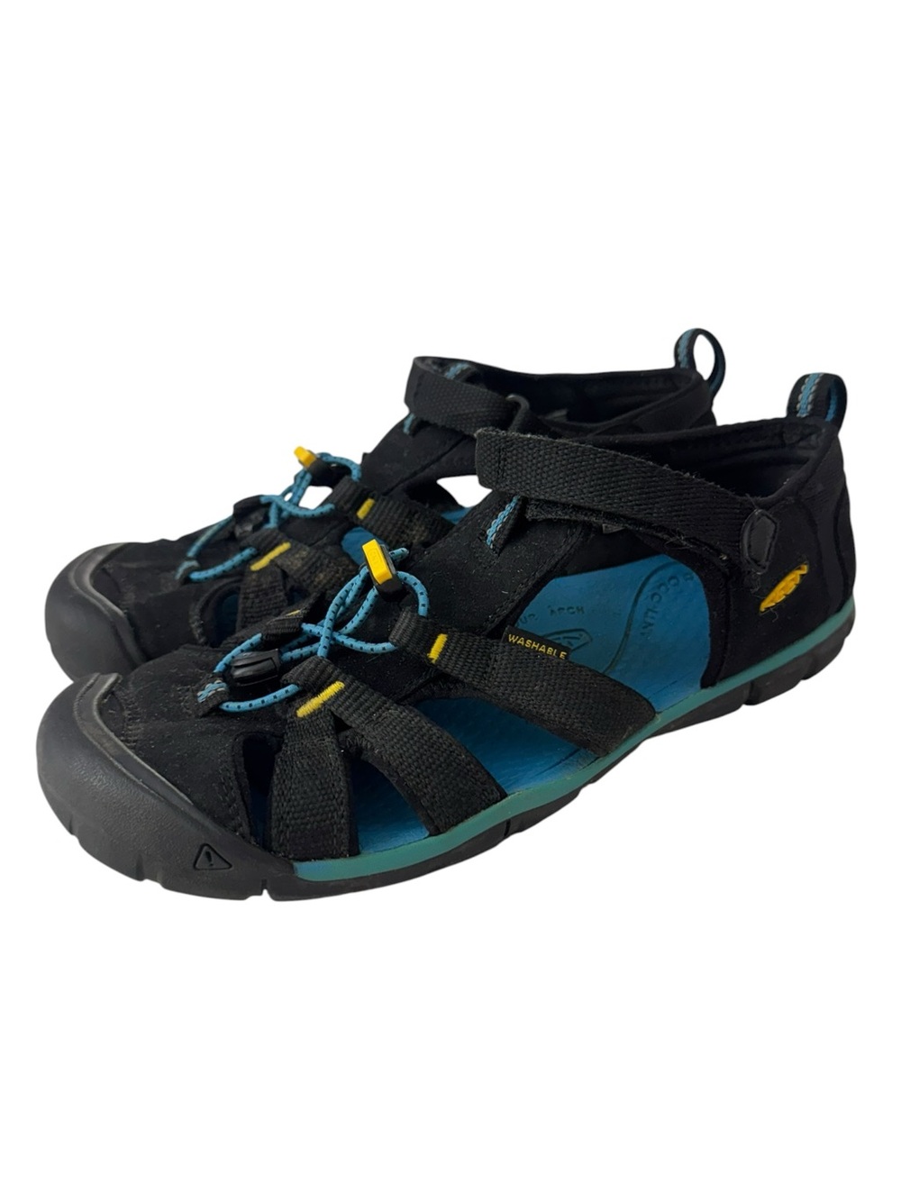 Keen Black and Teal‎ Men's Closed-Toe Sport Sandals